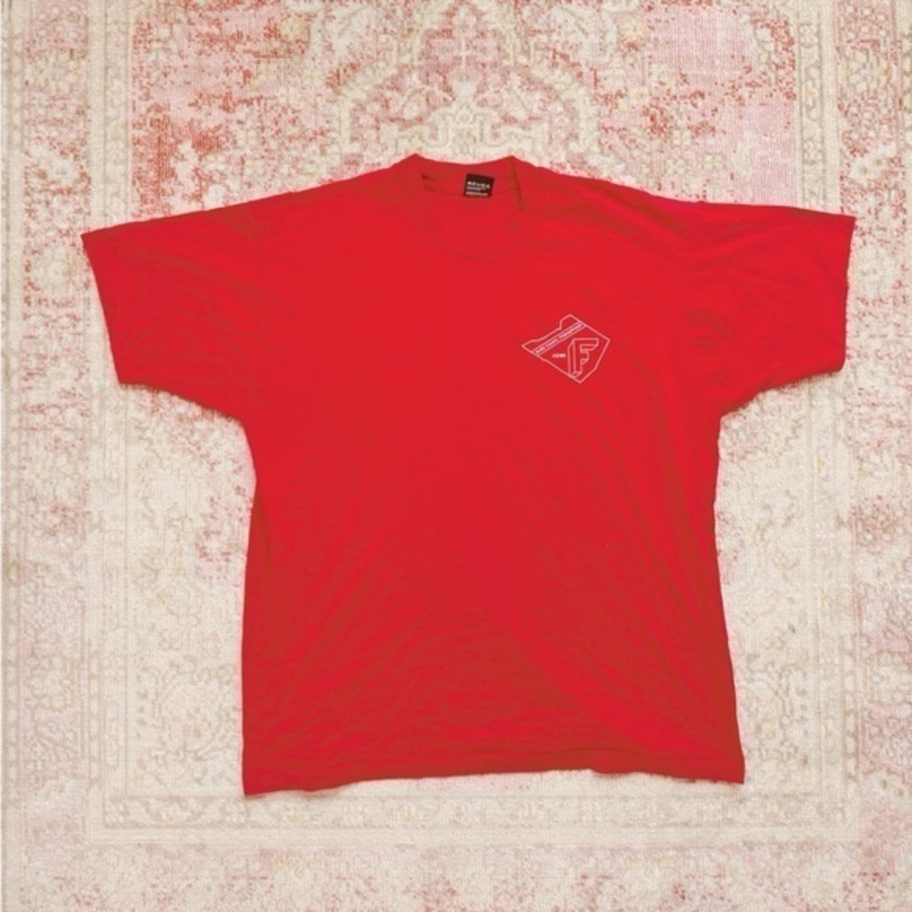 Screen Stars Best, Vintage Oversized Dark Pink T-Shirt - Picture 1 of 3